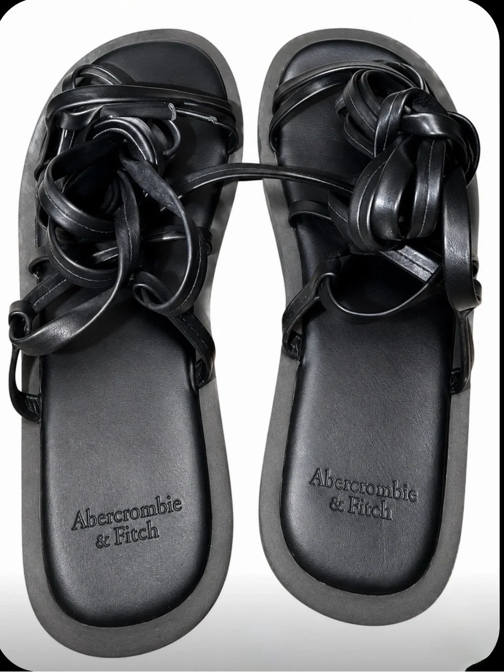 Abercrombie & Fitch Wrap-Around Platform Sandals